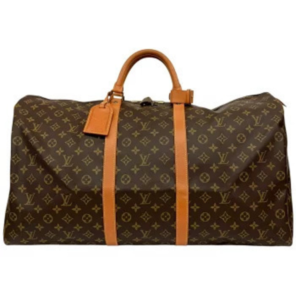 LOUIS VUITTON Keepall Boston Bag Monogram Brown